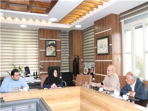 ديدار شوراي صنفي کارمندان با رييس دانشگاه مازندران