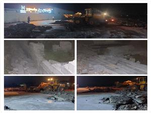 قلع و قمع 10 مورد بناي غير مجاز در اراضي کشاورزي بخش لاله آباد شهرستان بابل