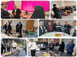 باز ديد معاون مدير کل آموزش و مدير آموزش و پرورش شهرستان بابل از هنرستان شفاعت اميرکلا