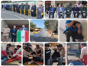 مانور محوري پدافند غيرعامل در بابل