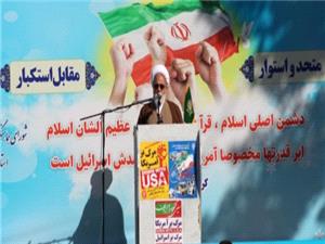 نماينده ولي فقيه دراستان کرمانشاه:تنها راه مقابله با استکبار، قوي شدن است