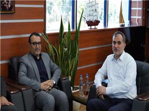 ديدار مديرکل محيط زيست استان مازندران با مدير کل بنادر و دريانوردي اميرآباد