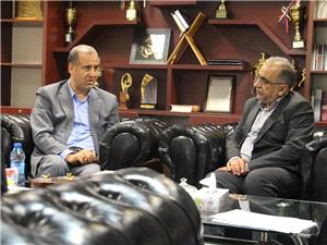 ديدار مديرکل تعزيرات حکومتي مازندران با سرپرست ادارهکل غله استان