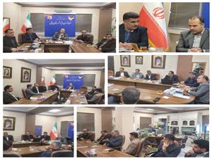 جلسه هماهنگي بررسي پيشرفت پروژه بازسازي و نوسازي محوطه زير پل تاريخي محمد حسن خان بابل