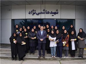 نشست هم انديشي مدير کل بنادر ودريانوردي اميرآباد با بانوان شاغل در اين بندر