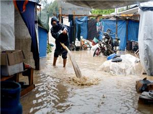 سازمان بینالمللی مهاجرت: صدها هزار آواره غزه در معرض خطر سیلاب قرار دارند
