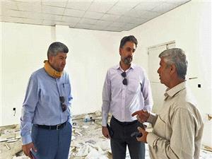 پيشرفت 90 درصدي پروژه سراي محله حسينآباد جيرفت