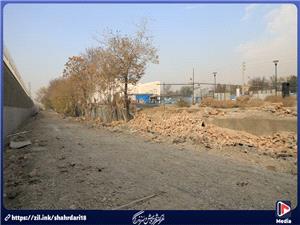 آزادسازي نيم هکتار از اراضي عمومي حاشيه مسيل کن در منطقه 18