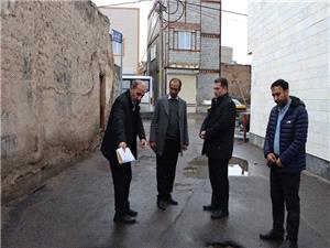 بررسي ميداني مسائل و مشکلات شهرداري باسمنج با حضور مديرکل راه و شهرسازي آذربايجان شرقي