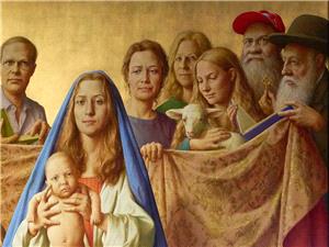 Church altar featuring homeless man goes on display a stone`s throw from his grave at the Vatican