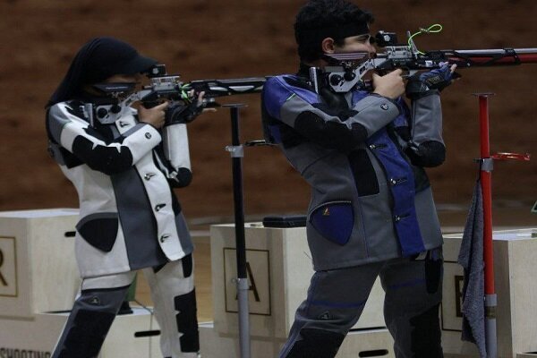 کسب نشان برنز تیم تفنگ 10 متر میکس نوجوانان ایران در آسیا