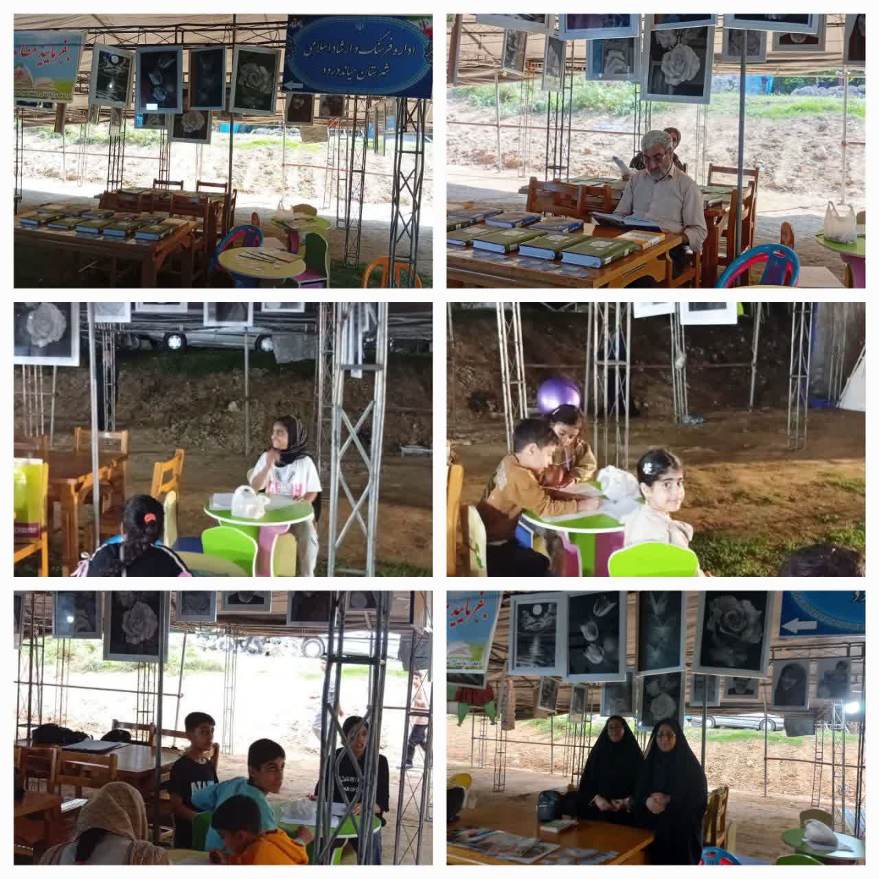 افتتاح غرفه نمايشگاهي از آثار هنرهاي تجسمي آموزشگاه آزاد هنري آرنو در جشنواره بومي محلي  زردکيجا