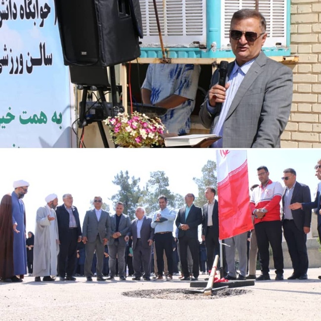 آيين کلنگ‌زني دبيرستان متوسطه دوم شبانه‌روزي انديشه با اعتبار 1500 ميليارد ريال انجام گرفت