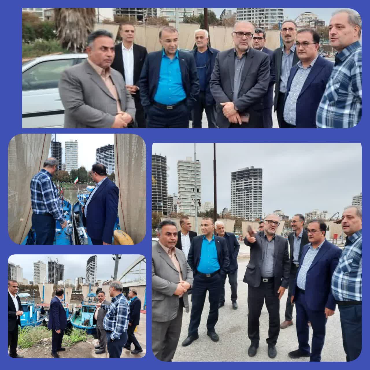 بندر بابلسر در مسير توسعه و پايداري صيد دربازديد معاون صيد سازمان شيلات ايران