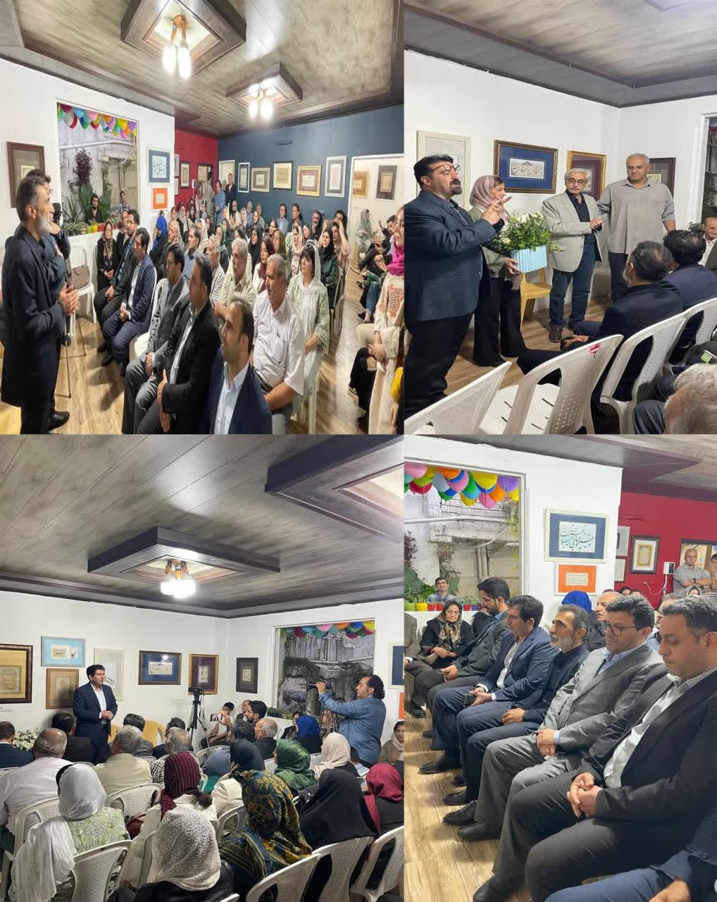 هنرمندان خوشنويس در هفته خوشنويسي