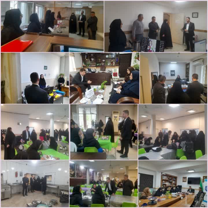 بازديدسرزده آقاي دکترعسکري،رياست محترم دانشگاه ملي مهارت استان مازندران ازآموزشکده ملي مهارت دختران بابل