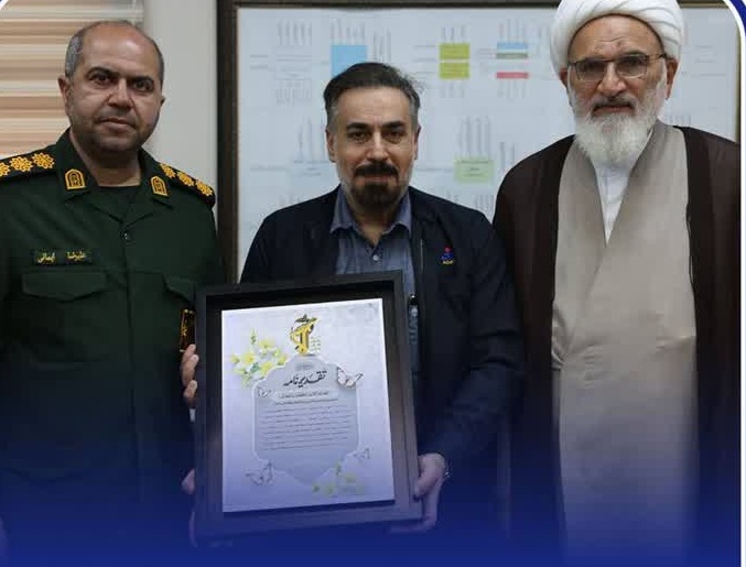 تقدير فرمانده سپاه وليعصر خوزستان از مديرعامل پالايشگاه آبادان