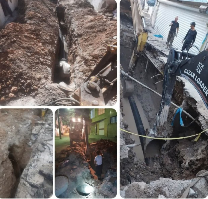 مدیر امور آب و فاضلاب منطقه یک کرمانشاه:با اجرای بیش از 50 متر لوله‌گذاری شبکه فاضلاب چهار نقطه پرچالش در منطقه یک کرمانشاه اصلاح شد