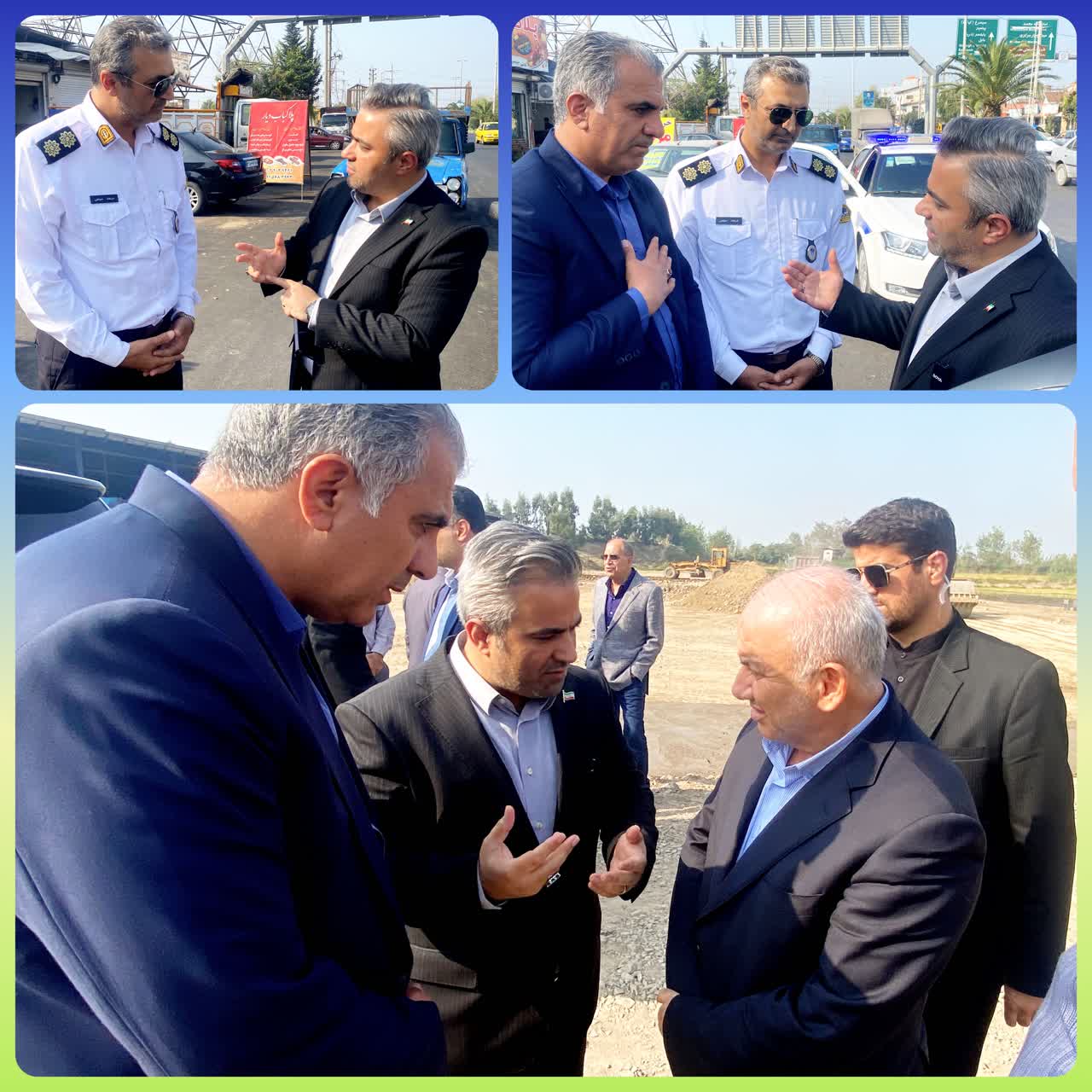 پيگيري فرماندار قائم‌شهر براي تأمين نيوجرسي و رفع مشکلات جاده علامه طبرسي (جاده نظامي)