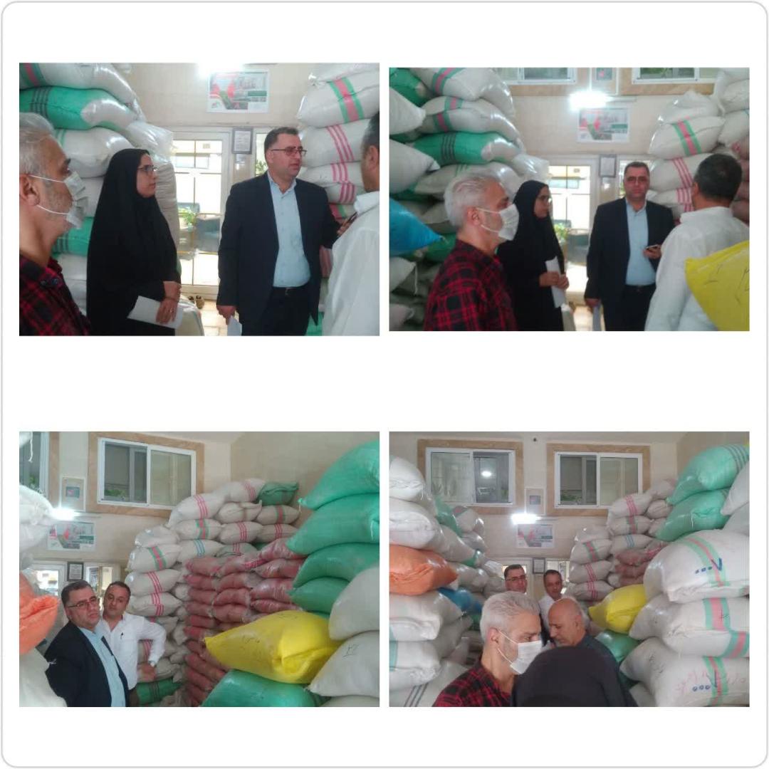 بازديد نظارتي از انبارهاي نگهداري برنج دربابل