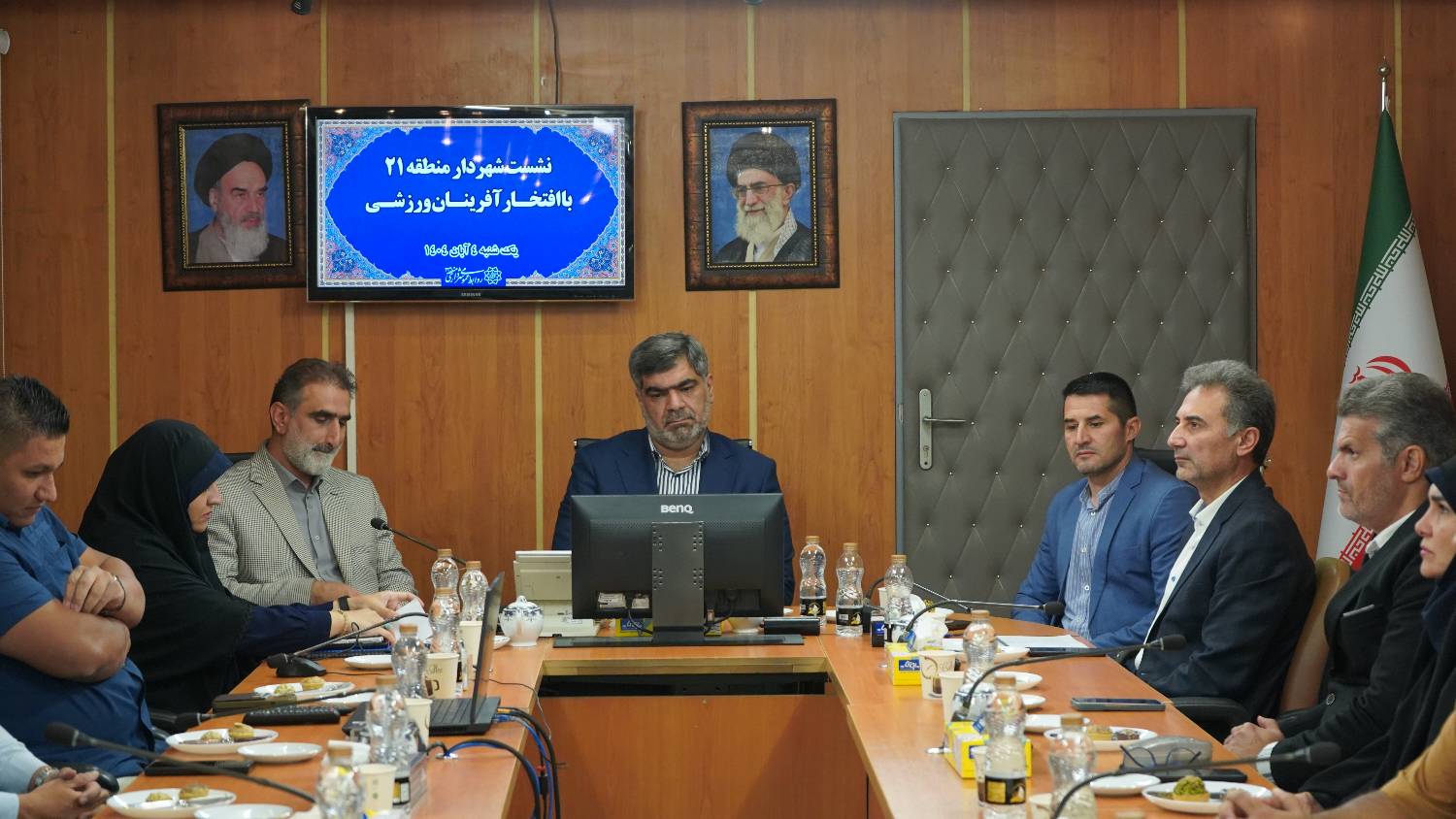 تأکيد شهردار منطقه 21 بر حمايت ويژه از ورزشکاران