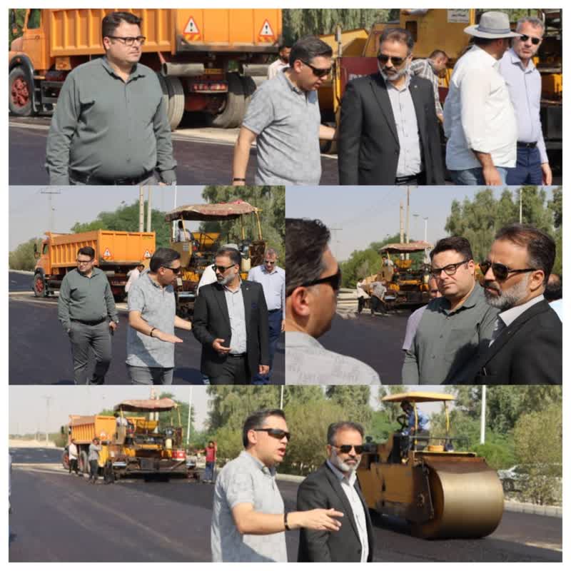 آغاز عمليات آسفالت‌ محوطه ترمينال هاي فرودگاه آبادان با مساحت 13 هزار مترمربع