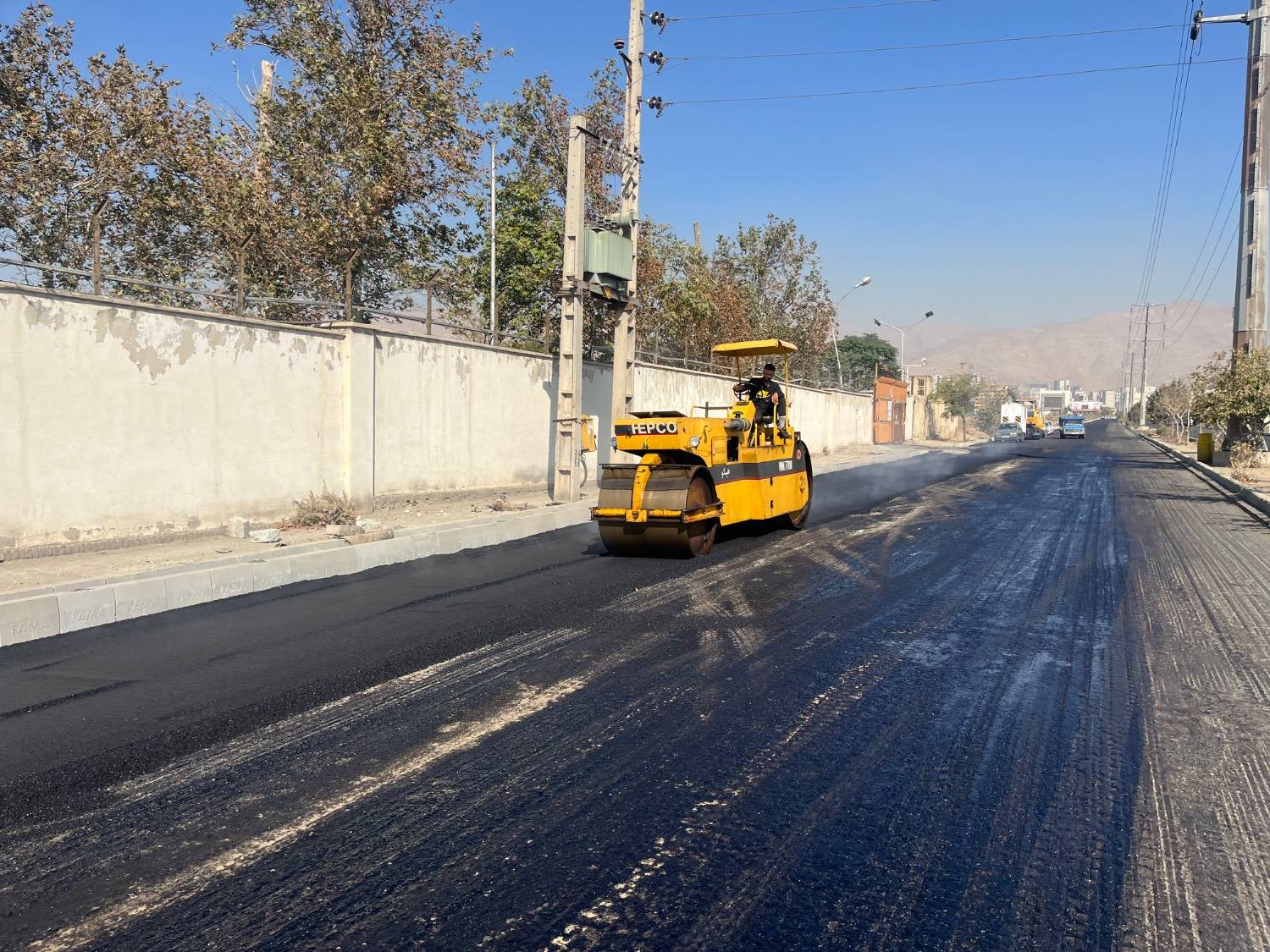 کسب رتبه نخست پخش آسفالت در تهران توسط شهرداري منطقه 21