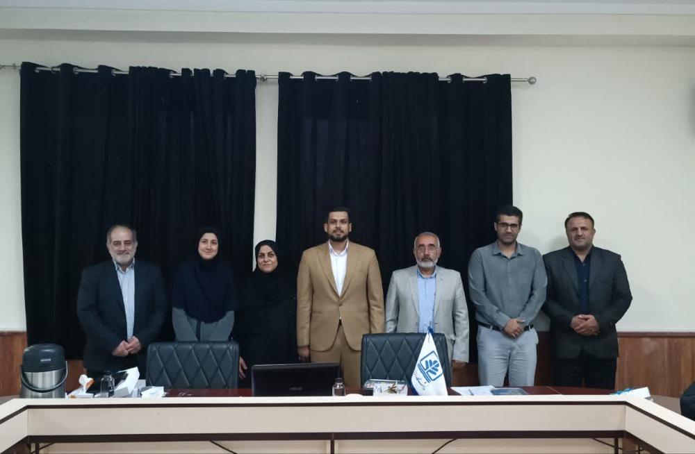 دفاع دانشجوي دوره دکتري در رشته مديريت ورزشي از دانشگاه مازندران