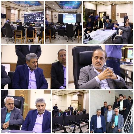 بازديد سردار کشوري، معاون انرژي سازمان پدافند غيرعامل کشور از مرکز کنترل و پايش شبکه فوق توزيع شرکت برق منطقه‌اي مازندران و گلستان