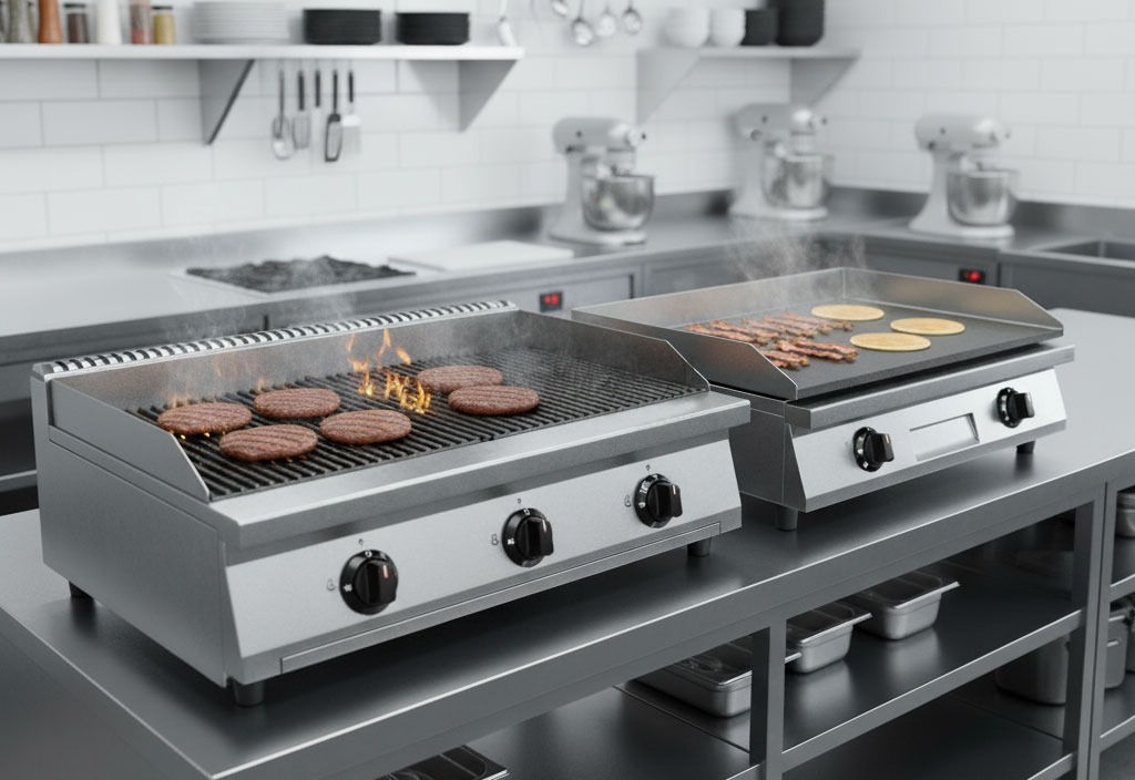 راهنمای خرید گریل صنعتی برای رستوران‌ها و فست‌فودها