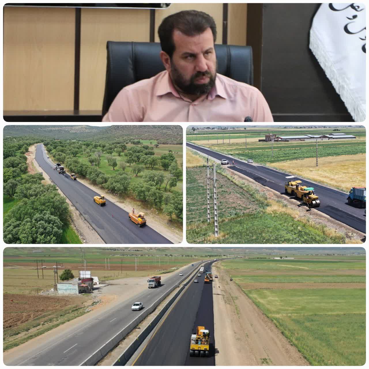 مديرکل راهداري و حمل و نقل جاده اي استان کرمانشاه:رکورد 10 ساله عمليات آسفالتي در کرمانشاه شکسته شد