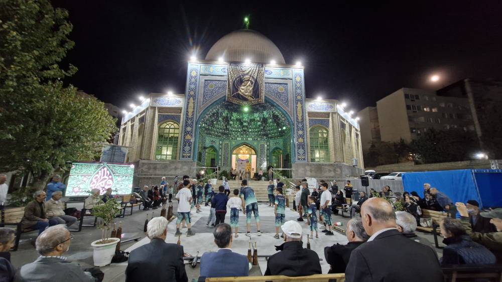 احياي فرهنگ جوانمردي در صحن امامزاده صالح (ع) فرحزاد