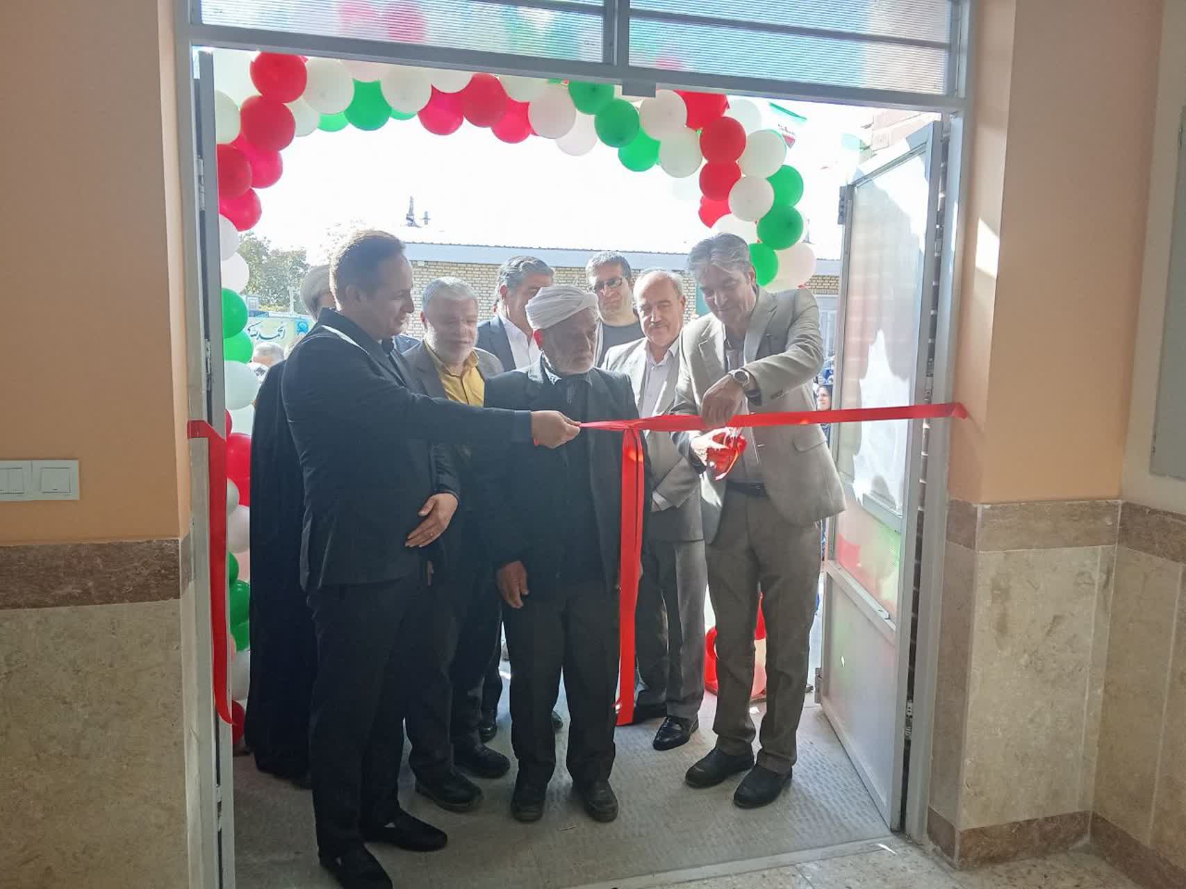 افتتاح آموزشگاه 6 کلاسه شهيد مسلم جعفري روستاي صومعه نيشابور