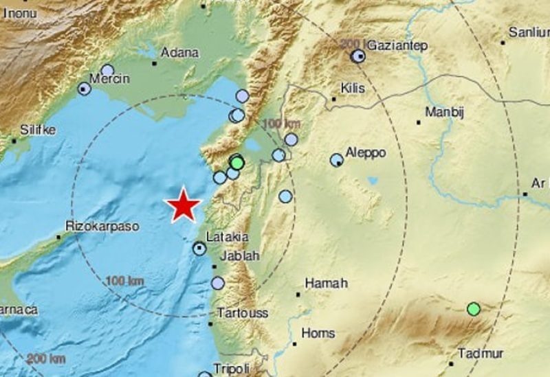 زمین لرزه قبرس را لرزاند، هیچ گزارشی از خسارت وجود ندارد
