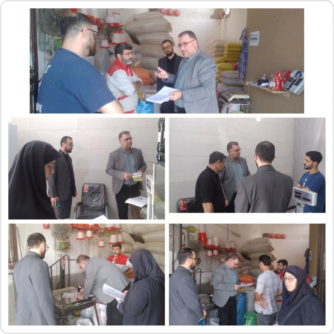 بازديد اکيپ نظارتي و پايش مرغ فروشي ها و فروشگاه خوراک دام و طيور بابل