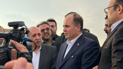 بازديد وزير جهاد کشاورزي از سد بافتان؛ افزايش بهره‌وري آب و توسعه کشاورزي در سراب