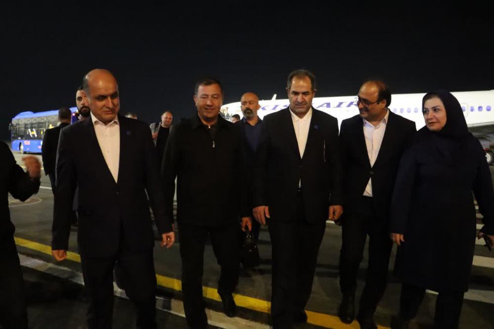 استاندار استان بالکان ترکمنستان وارد گيلان شد