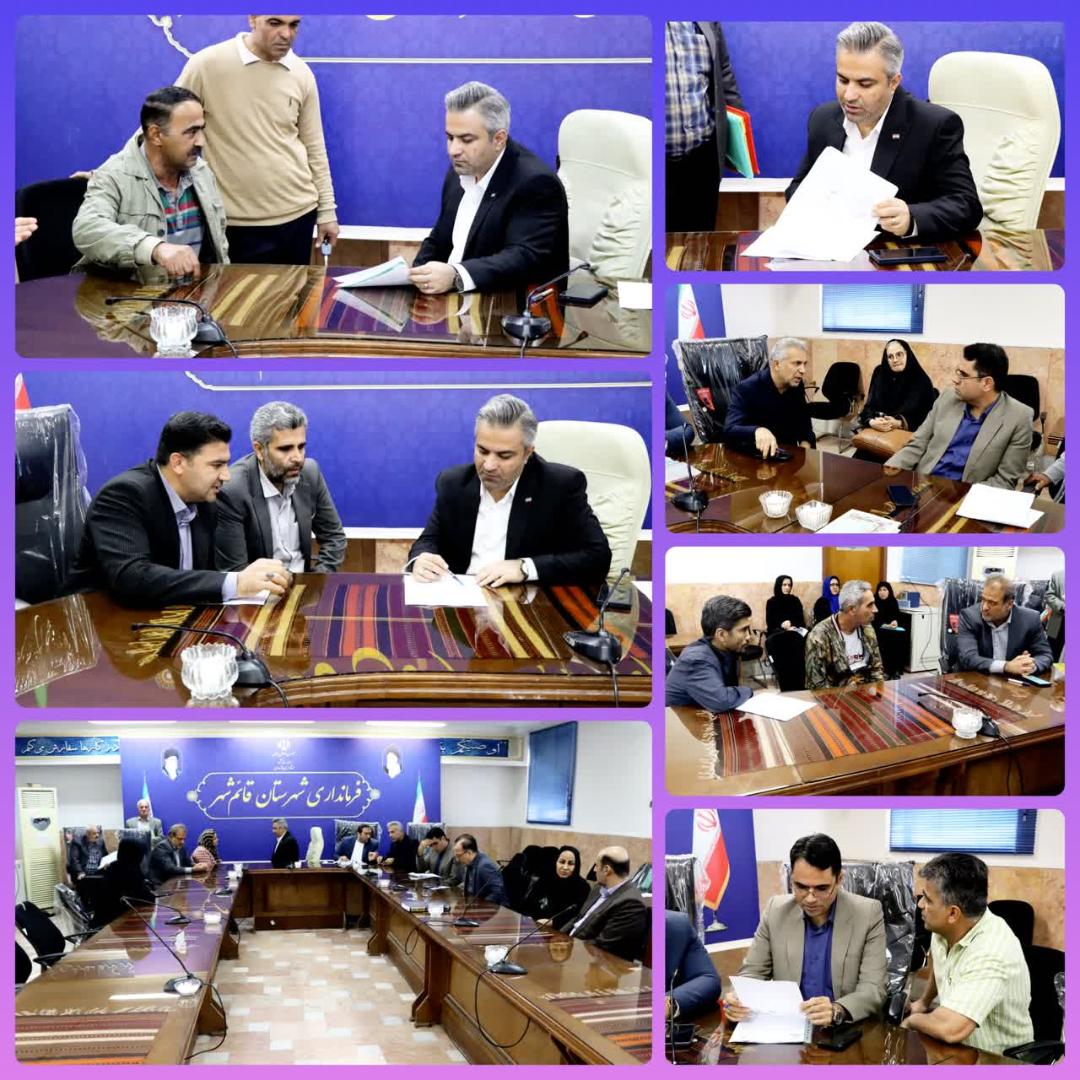 بازديد فرماندار قائم‌شهر از مدارس و کتابخانه مرکزي هم‌زمان با هفته کتاب