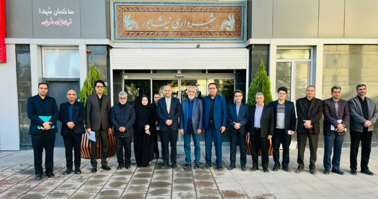 برگزاري جلسه مشترک استانداري، راه و شهرسازي و شهرداري نيشابور در محل سالن جلسات شهرداري نيشابور