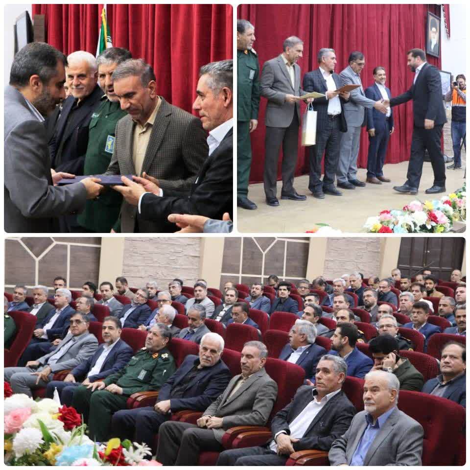 برگزاري آيين تکريم و معارفه در اداره کل راهداري و حمل و نقل جاده‌اي استان کرمانشاه