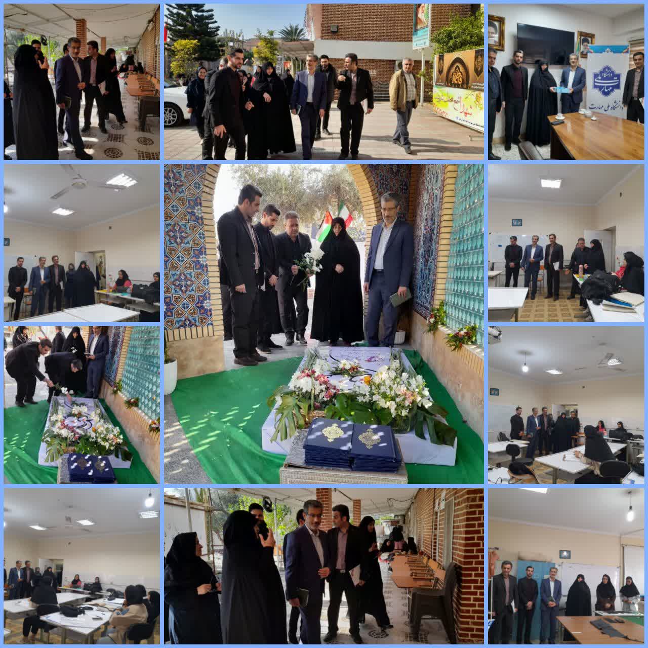 بازديد معاونت آموزشي دانشگاه ملي مهارت کشورازآموزشکده ملي مهارت دختران بابل