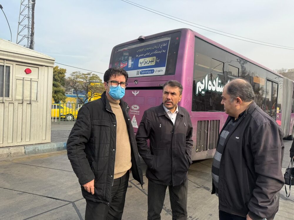 بازديد برخي از مديران حمل و نقل از مسير تندرو