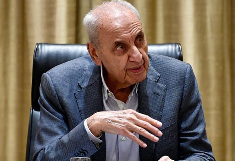 نبیه بری : از هیچ فرستاده‌ای نشنیده‌ام که اسرائیل در حال آماده شدن برای جنگ با لبنان باشد!