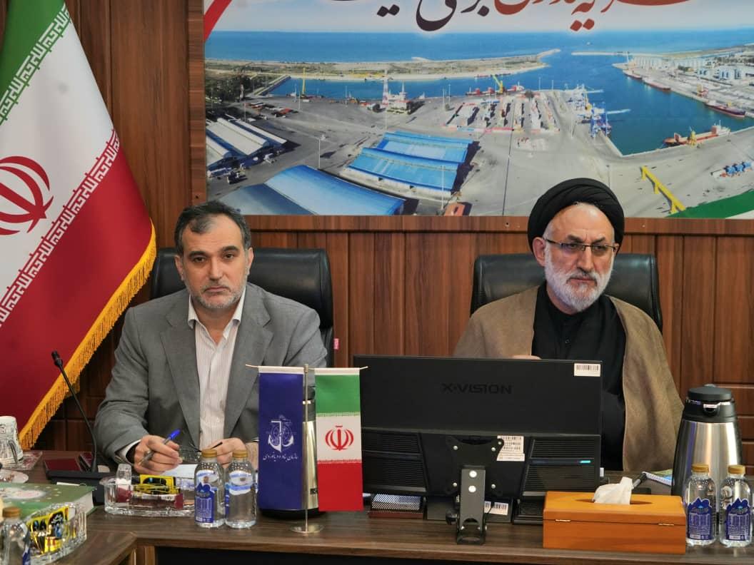 برگزاري سومين جلسه کارگروه پيشگيري از جرايم امور گمرکي و تجاري استان در بندر اميرآباد