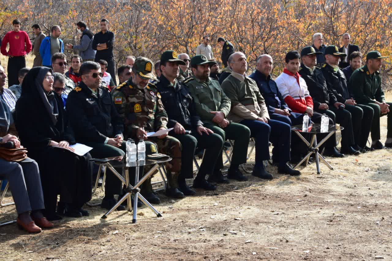 رزمايش اطفاي حريق در استان کرمانشاه برگزار شد