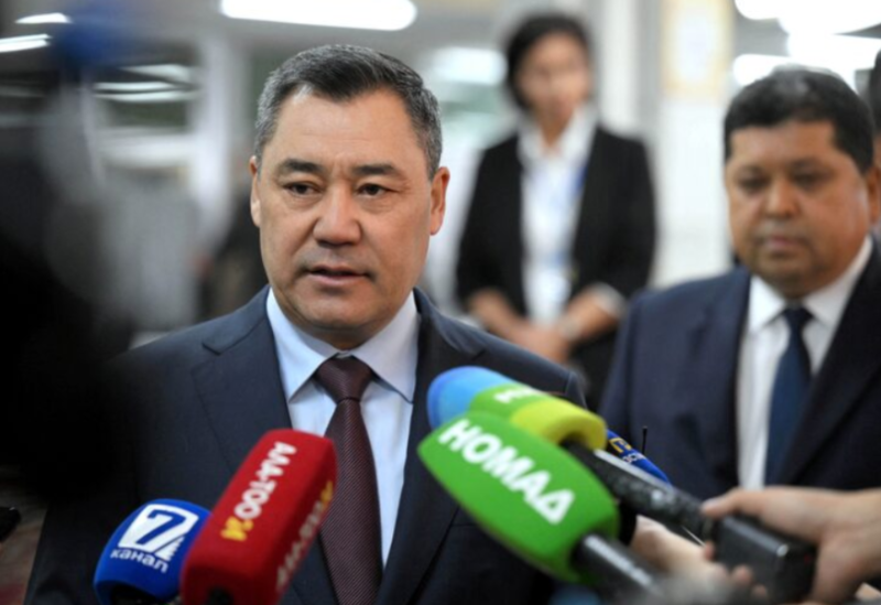 متحدان رئیس جمهور جباروف در انتخابات زودهنگام قرقیزستان پیشرفت قابل توجهی داشتند