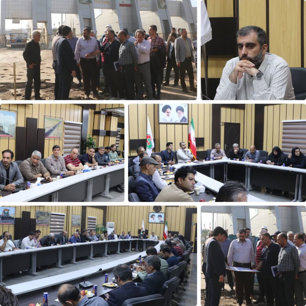 بازديد ميداني از نقطه صفر مرزي پرويزخان با محوريت توسعه ترانزيت و پروژه‌هاي عمراني