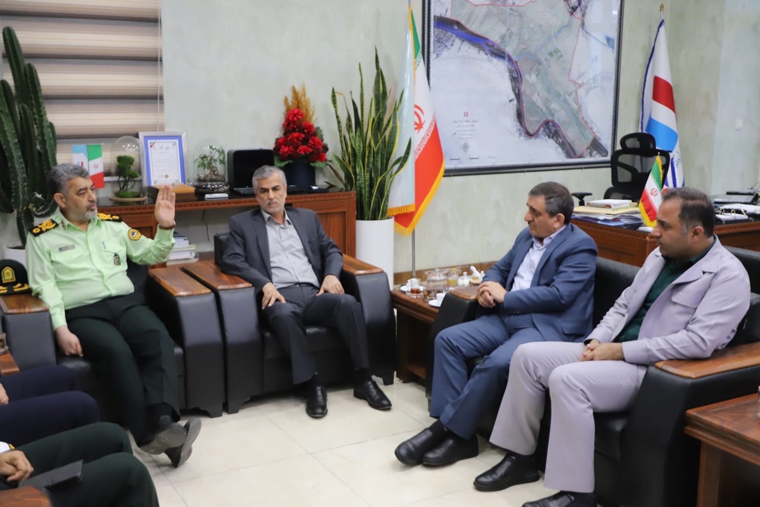 همکاري راهبردي منطقه آزاد اروند براي تقويت امنيت منطقه