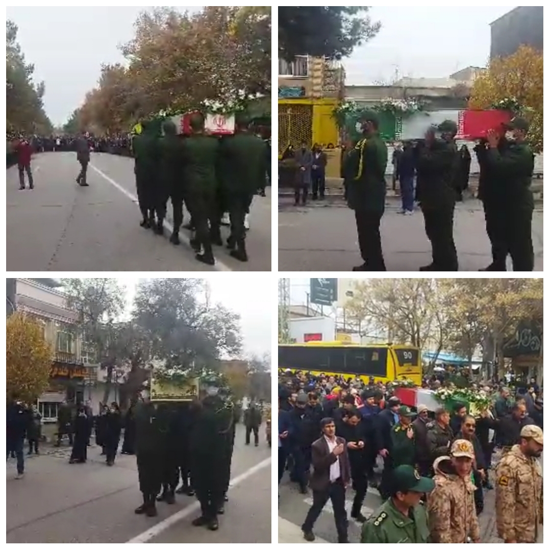 تشييع و تدفين با شکوه پيکر مطهر شهيد گمنام فاطمي در نيشابور