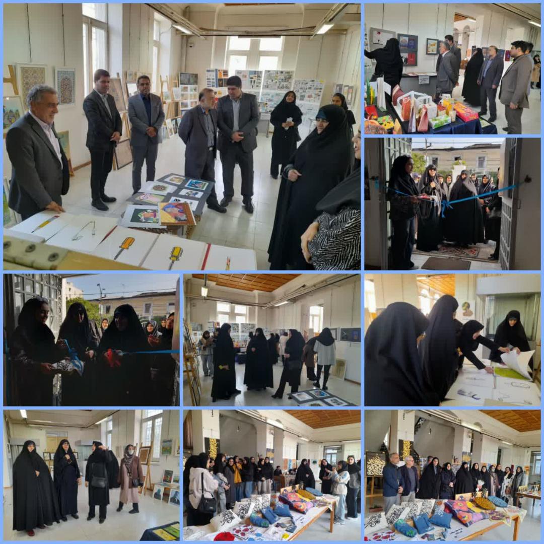 برگزاري نمايشگاه آثار گرافيکي دانشجويان آموزشکده ملي مهارت دختران بابل
